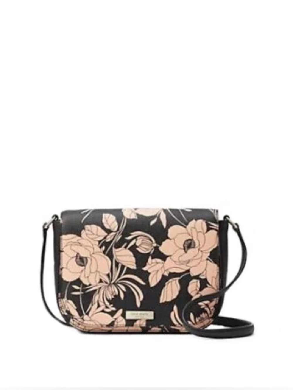 Kate Spade New York Large Carsen Crossbody Bag Laurel Way Gardenia Black Multi